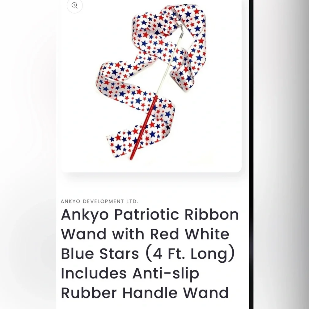 Patriotic Ribbon Wand with Stars set of 60 . New in package